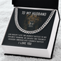 To My Forever Love – Cuban Link Chain Gift for Husband