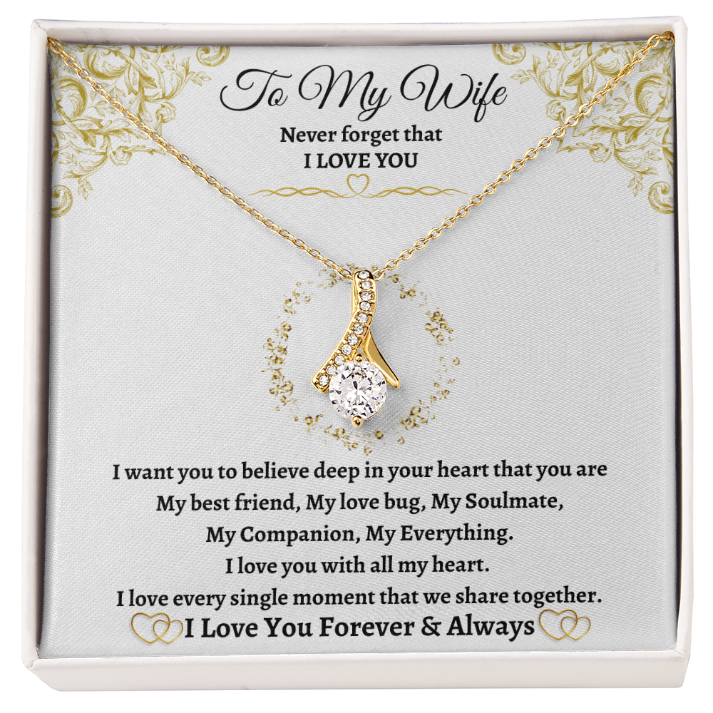 Love You Forever – Alluring Beauty Necklace for Wife