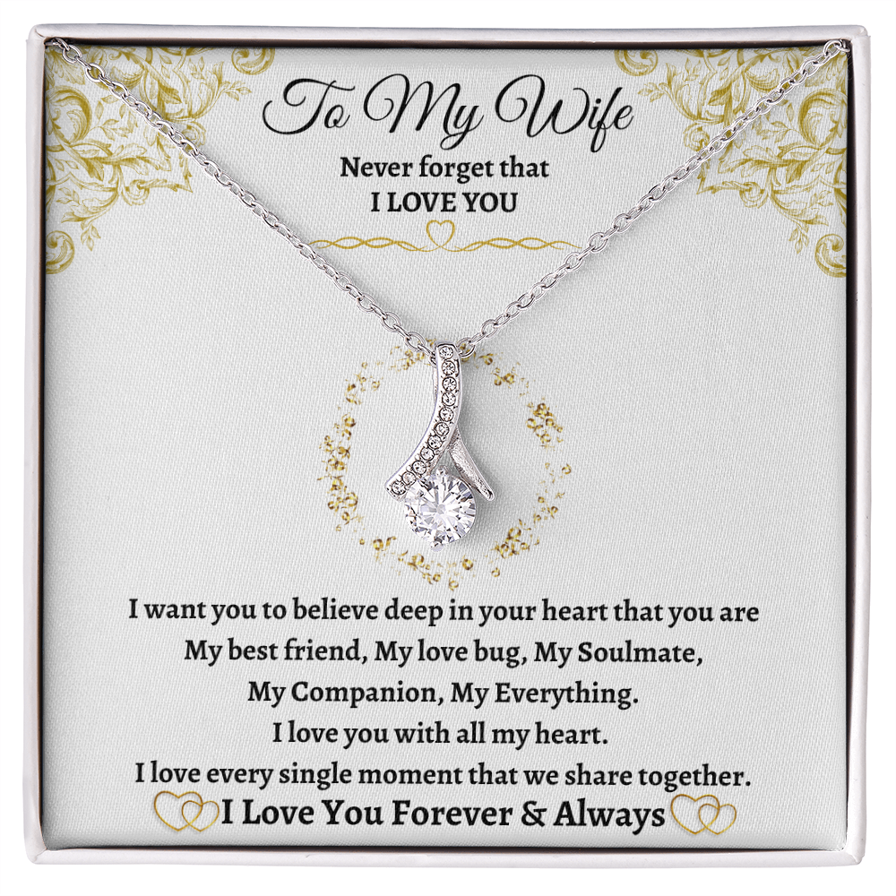 Love You Forever – Alluring Beauty Necklace for Wife