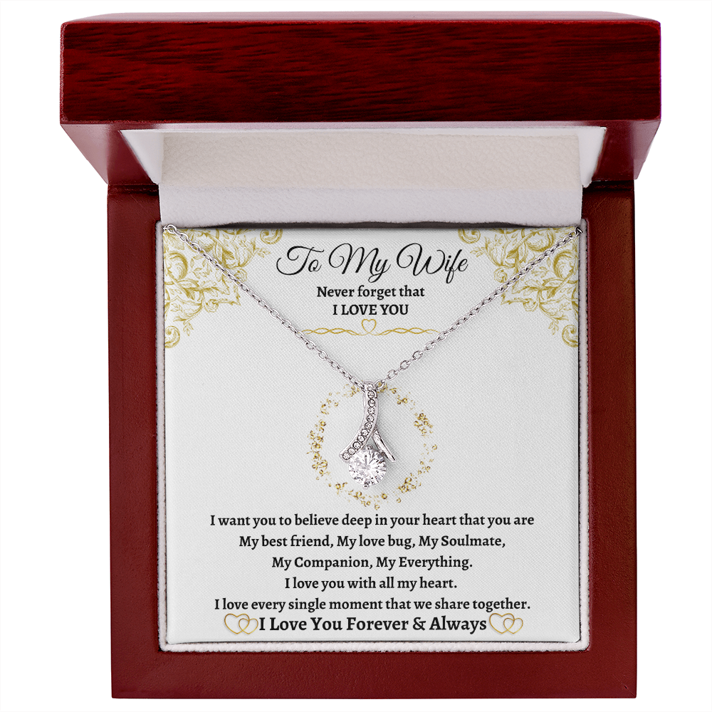 Love You Forever – Alluring Beauty Necklace for Wife
