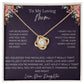 So blessed love knot necklace for mom