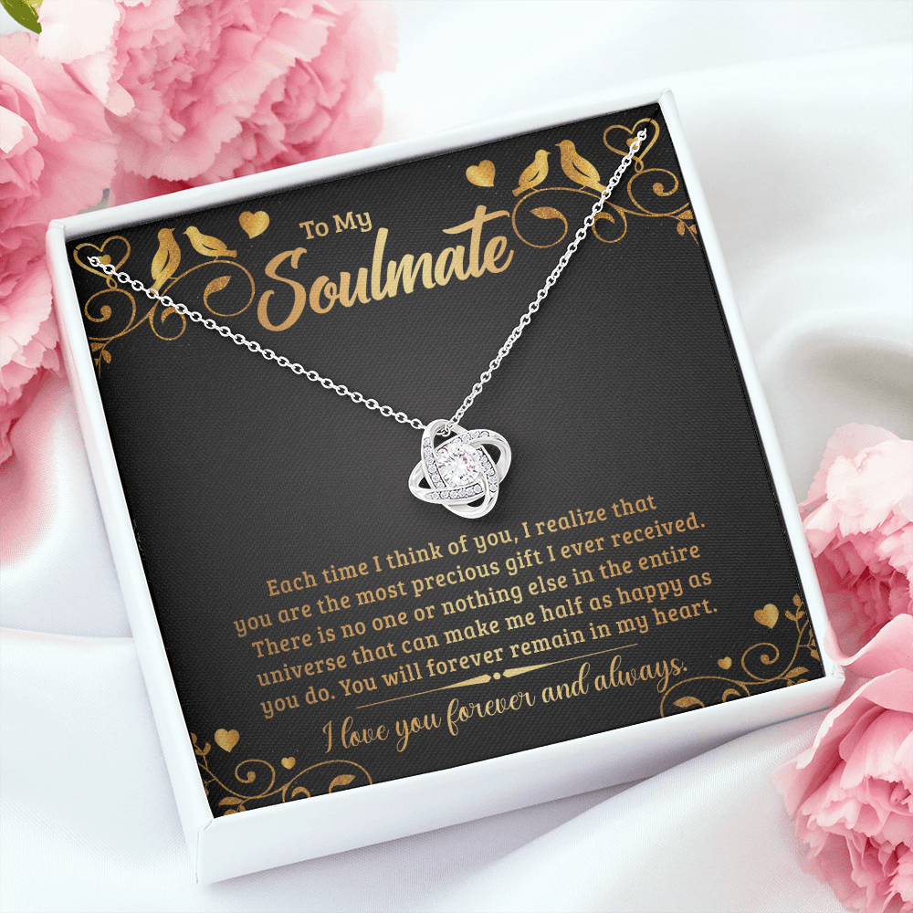 To My Soulmate – Love Knot Necklace | Forever & Always
