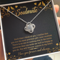 To My Soulmate – Love Knot Necklace | Forever & Always