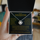To My Daughter- Love Knot Necklace