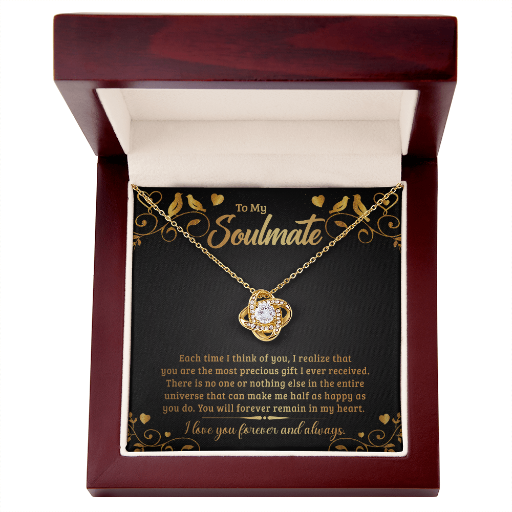 To My Soulmate – Love Knot Necklace | Forever & Always