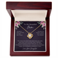 To My Beautiful Mom Love Knot Necklace from Daughter