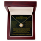 To My Daughter- Love Knot Necklace