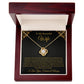 To My Beautiful Wife Love Knot Necklace