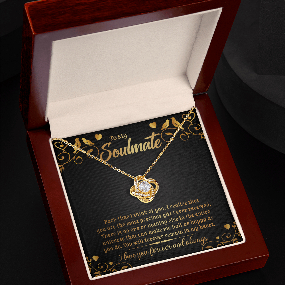 To My Soulmate – Love Knot Necklace | Forever & Always