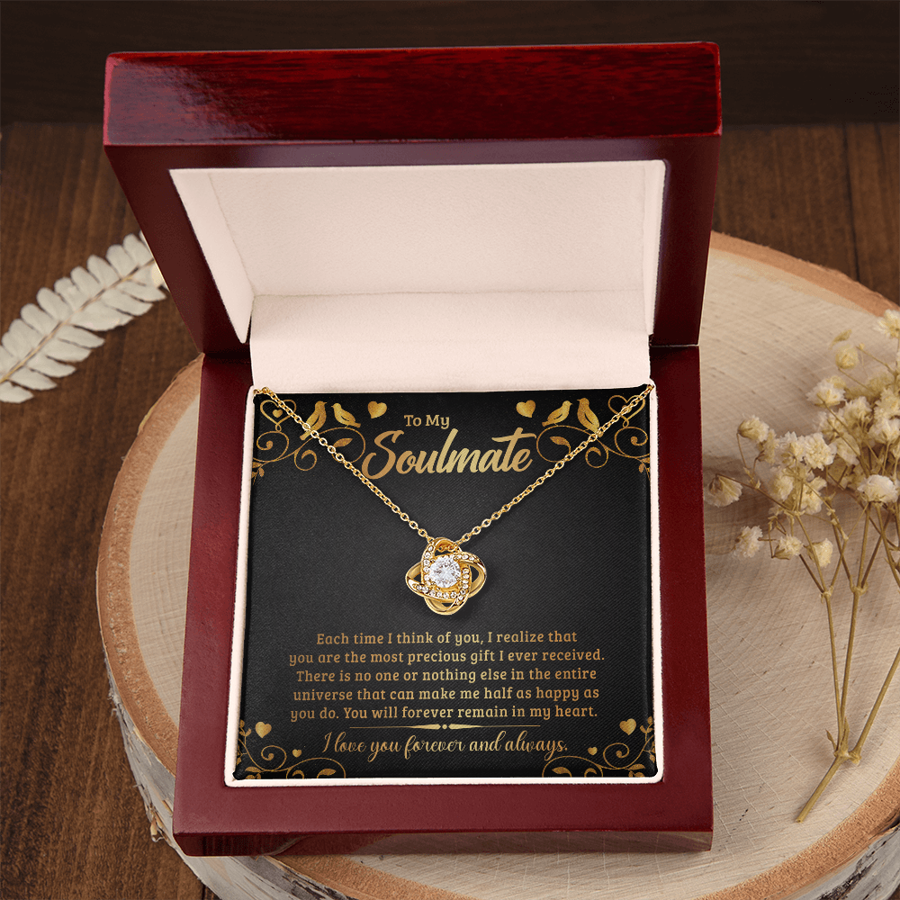 To My Soulmate – Love Knot Necklace | Forever & Always