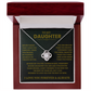 To My Daughter- Love Knot Necklace