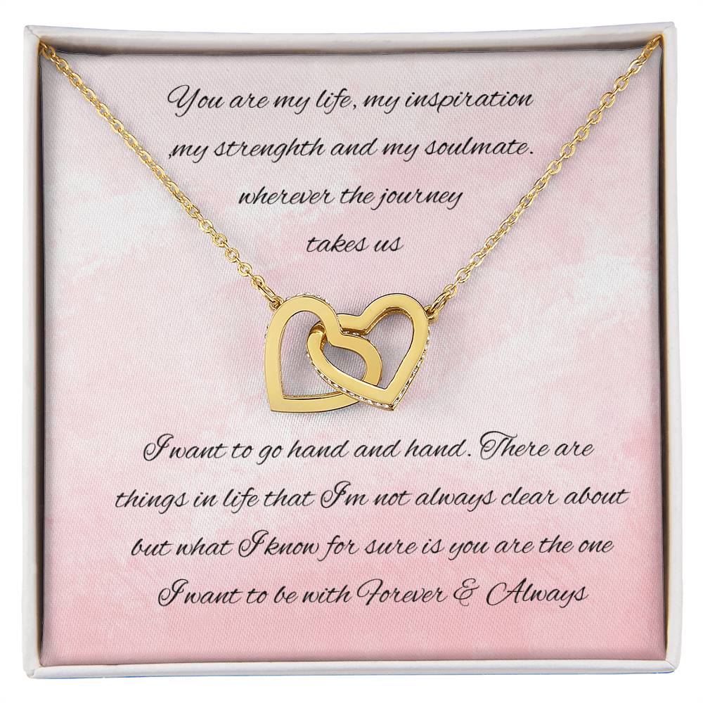 Interlocking Hearts Necklace Wife