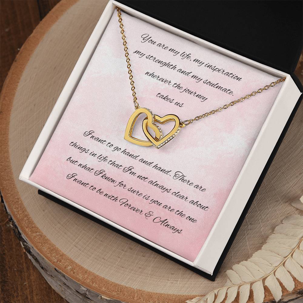 Interlocking Hearts Necklace Wife