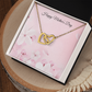 Interlocking Hearts Necklace for Mother's Day