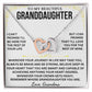 To My/Our Beautiful Granddaughter - Interlocking Hearts Keepsake Necklace