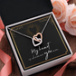 To My Wife – Interlocking Hearts Necklace | My Heart Is Wherever You Are