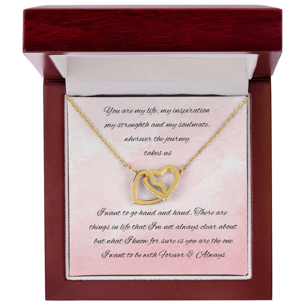 Interlocking Hearts Necklace Wife