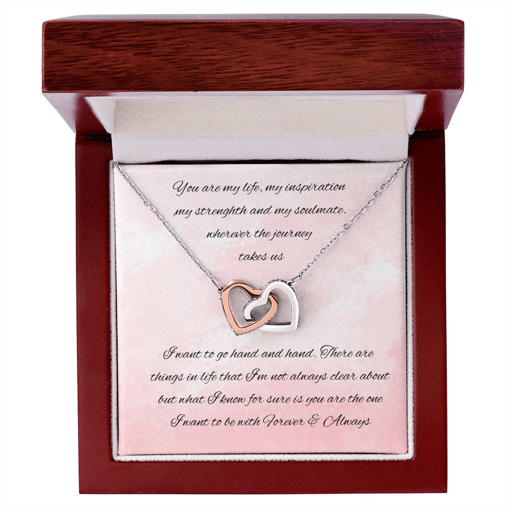 Interlocking Hearts Necklace Wife