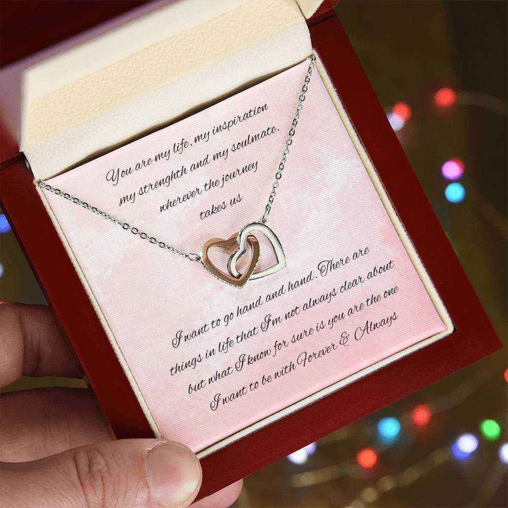 Interlocking Hearts Necklace Wife