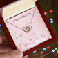 Interlocking Hearts Necklace for Mother's Day