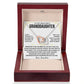 To My/Our Beautiful Granddaughter - Interlocking Hearts Keepsake Necklace