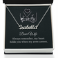 To My Beautiful Wife – Personalized Name Necklace