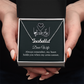 To My Beautiful Wife – Personalized Name Necklace