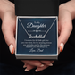 To My Beautiful Daughter – Personalized Name Necklace, A Heartfelt Gift from Dad