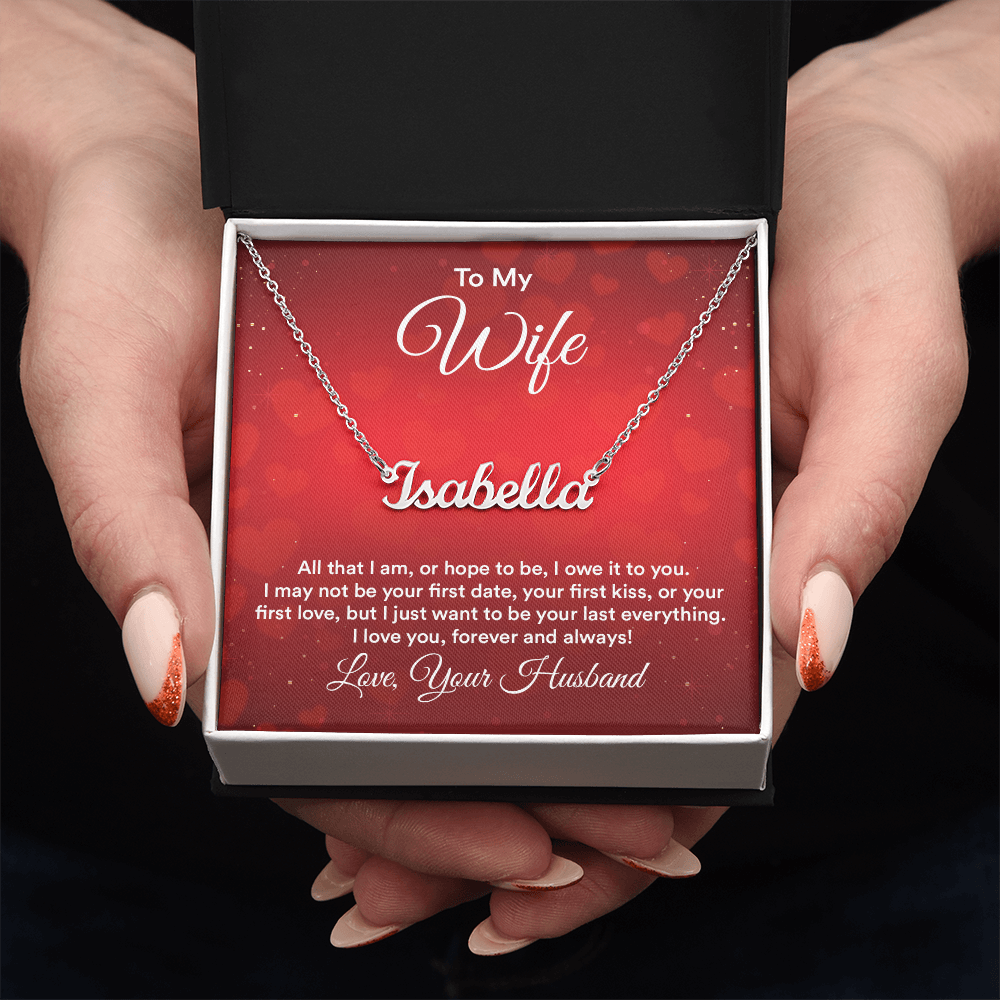Personalized Name Necklace – Meaningful Gift for Wife