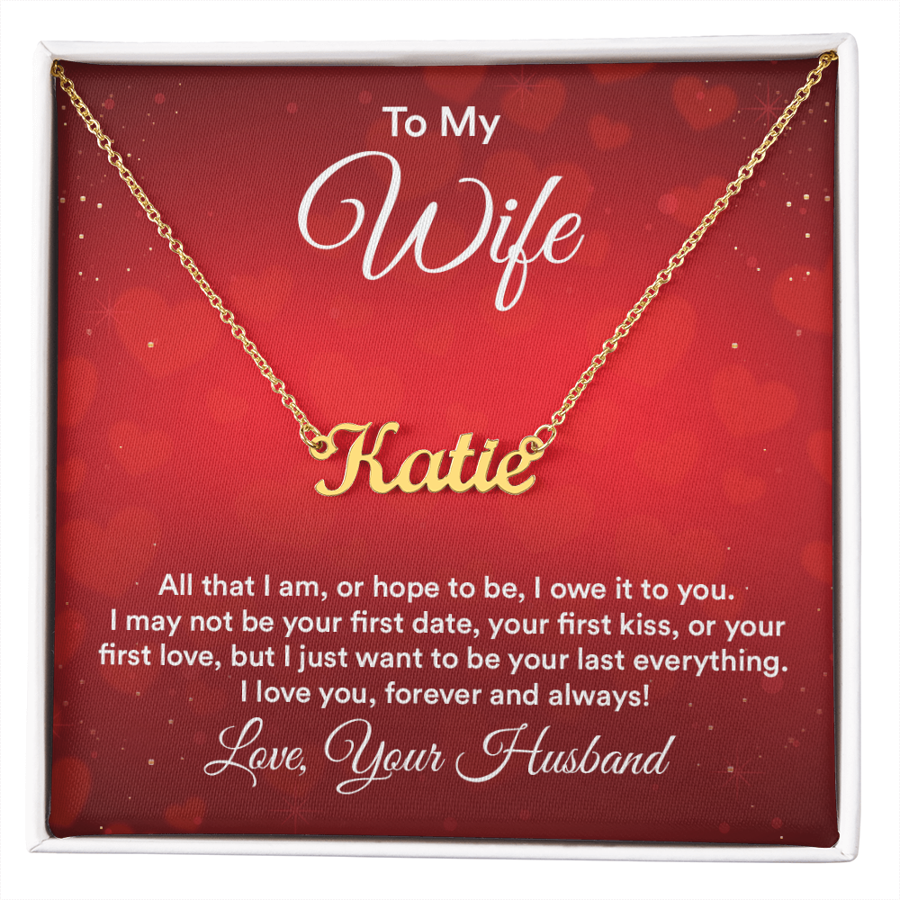 Personalized Name Necklace – Meaningful Gift for Wife