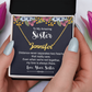 Sisters by Heart – Personalized Name Necklace
