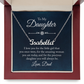 To My Beautiful Daughter – Personalized Name Necklace, A Heartfelt Gift from Dad
