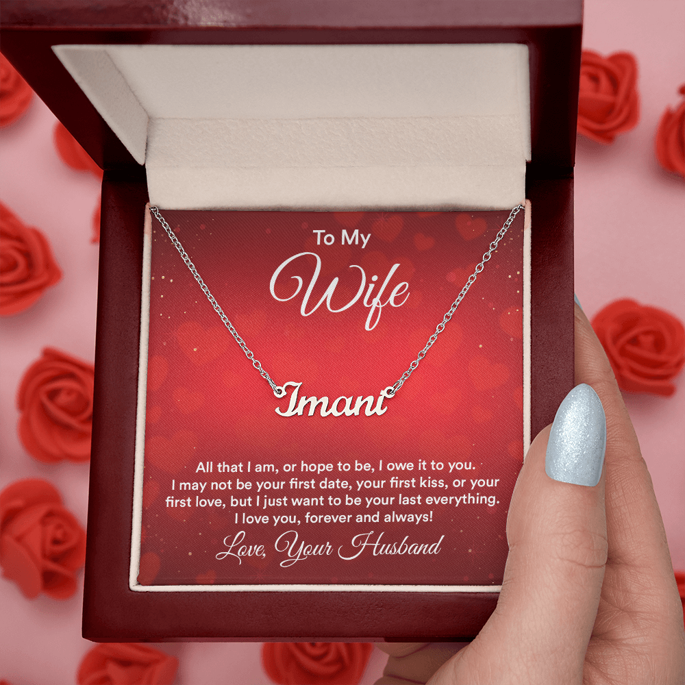 Personalized Name Necklace – Meaningful Gift for Wife