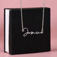 Signature Style Personalized Name Necklace for Valentine's Day