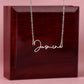 Signature Style Personalized Name Necklace for Valentine's Day