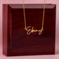 Signature Style Personalized Name Necklace for Valentine's Day