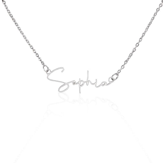 Signature Style Personalized Name Necklace