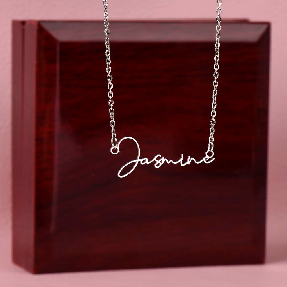 Signature Style Personalized Name Necklace