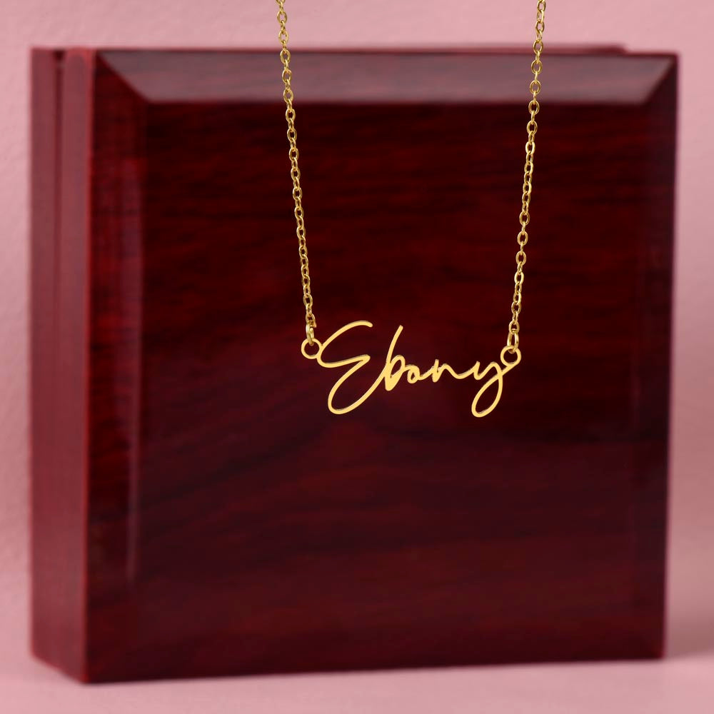 Signature Style Personalized Name Necklace