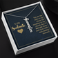 To My Soulmate – Personalized Vertical Name Necklace
