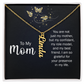 Mom, You Are Loved – Custom Name Necklace Made Just for Her