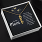 Mom, You Are Loved – Custom Name Necklace Made Just for Her