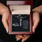Mom, You Are Loved – Custom Name Necklace Made Just for Her