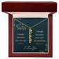 To My Sister – Custom Vertical Name Necklace