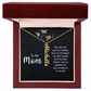 Mom, You Are Loved – Custom Name Necklace Made Just for Her