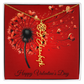 Personalized Flower Name Necklace for Valentine's Day
