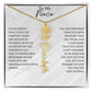 Birth Flower Custom Name Necklace