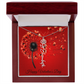 Personalized Flower Name Necklace for Valentine's Day