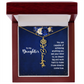 To My Daughter – Personalized Birth Flower & Name Necklace