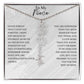 Birth Flower Custom Name Necklace
